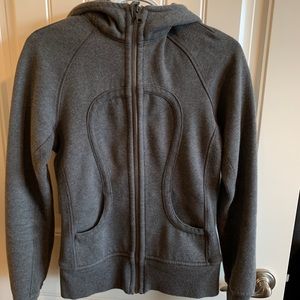 Gray Lululemon Zip-Up Hoodie